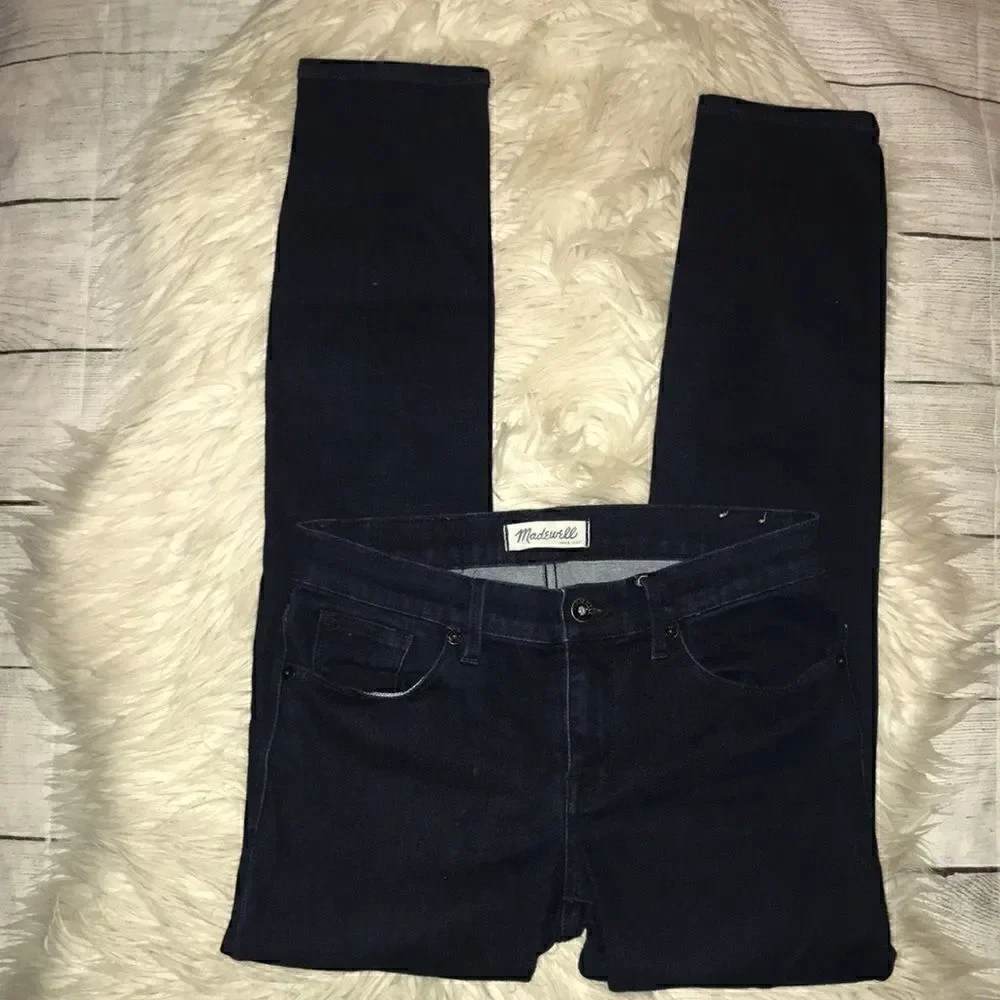 Madewell Dark Wash Skinny Denim Jeans Stretch